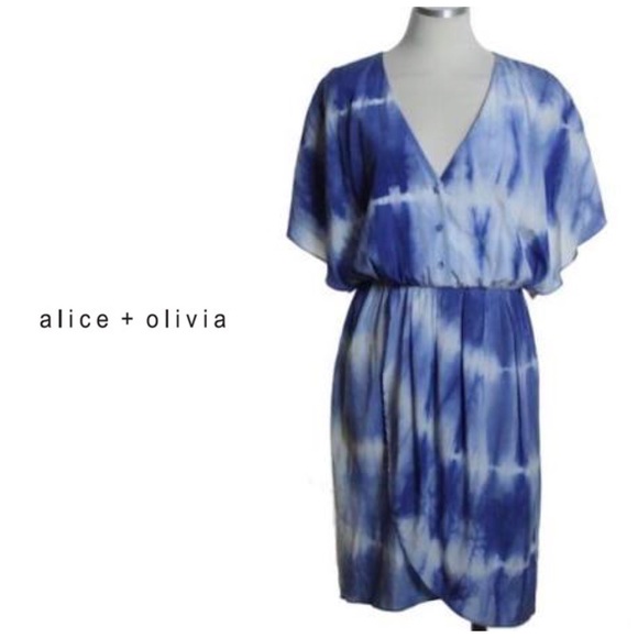 alice and olivia tie dye dress